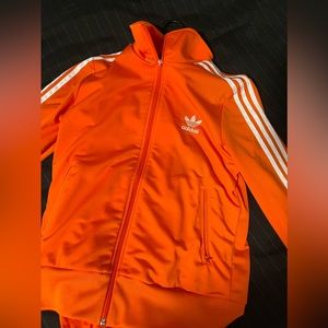 Adidas Orange full set, Jacket and Pants